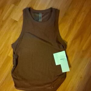 Beyond Yoga Chocolate Brown Tank Top